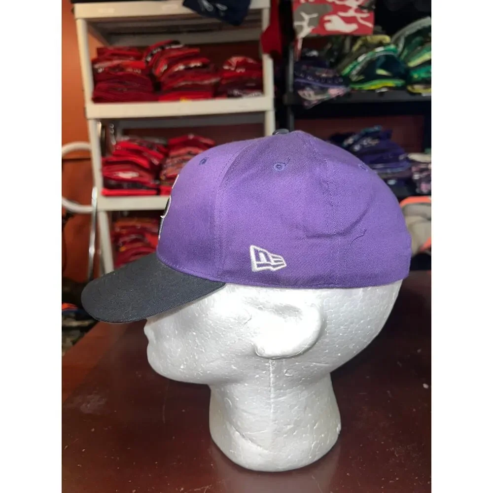 Colorado Rockies New Era Hat Genuine MLB Purple Logo Baseball Cap Snapback VTG